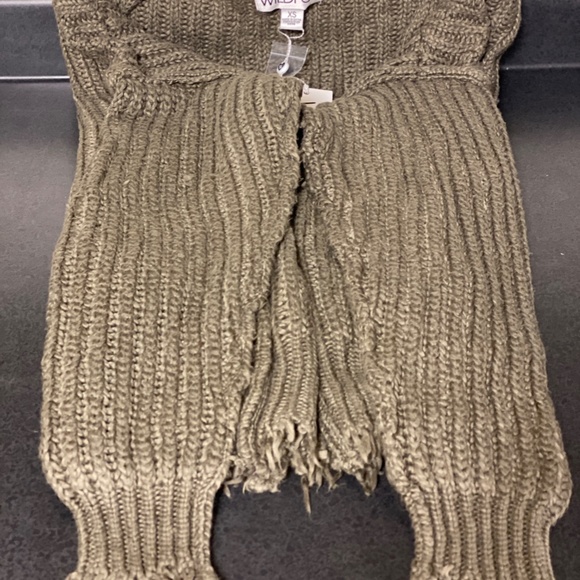 NWT WILDFOX COUTURE: Solid Cardigan, Olive -Sz: XS - Picture 7 of 9